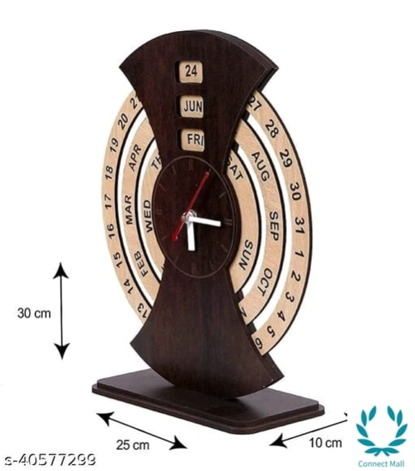 Classic  calender Clocks   - Wooden, Wall Clock, 1 piece